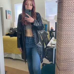 90s Matrix Look Raincoat